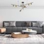 Light Prestige Arizona LP-074/9PL BK/GD lampa wisząca 9x50W/GU10 IP20