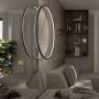 Light Prestige Mirror LP-999/1P L BK lampa wisząca 1x50W/LED 3000K IP44