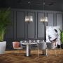 Light Prestige Mona LP-5005/3P czarna żyrandol 3x40W/E14 IP20