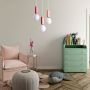Light Prestige Rubi LP-044/3P Pink lampa wisząca 3x40W/E14 IP20