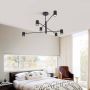 Light Prestige Snow LP-731/6P BK lampa sufitowa 6x50W/GU10 IP20