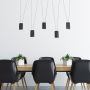 Light Prestige Toledo LP-432/5P BK lampa wisząca 5x50W/GU10 IP20