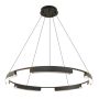 Light Prestige Tura LP-9786/1P 80cm BK lampa wisząca 1x45W/LED 5555lm 3000K-6000K IP20