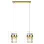 Light Prestige Vetro LP-2910/2L GD lampa wisząca 2x10W/E14 IP20