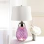 Elstead Lighting LENA LARGE LENA-TL-L-PLUM-OWSS lampka stołowa 1X7W/GU10+1x60W/E27