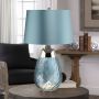Elstead Lighting LENA SMALL LENA-TL-S-BLUE lampka stołowa 1X7W/GU10+1x60W/E27