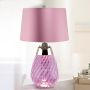 Elstead Lighting LENA SMALL LENA-TL-S-PLUM lampka stołowa 1X7W/GU10+1x60W/E27