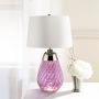 Elstead Lighting LENA SMALL LENA-TL-S-PLUM-OWSS lampka stołowa 1X7W/GU10+1x60W/E27