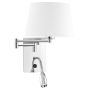 Luces Exclusivas CABIMAS LE42276 kinkiet 1x3W/LED+1xE27 180lm 3000k IP20