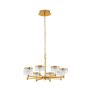 Luces Exclusivas MINEROS LE44586 żyrandol 8x48W/led 3094lm 3000k IP20