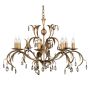 Elstead Lighting LILY LL8 ANT BRZ żyrandol 8x60W/E14 