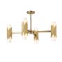 Elstead Lighting Marvele MARVELE8-AB-OPAL żyrandol 8x40W/E14 IP20