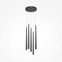 Maytoni Cascade MOD132PL-L28BK2 lampa wisząca 5x30W/LED 4000K IP20 2300lm