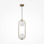 Maytoni Ring MOD013PL-02BS1 lampa wisząca 2x25W/G9 IP20