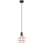 Italux PERIFO MDM-2272/1 BK+COP lampa wisząca 1x60W/E27 
