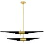 King Home APOLLO MD21419-4M(2)BLACK.G lampa wisząca 4x40W/E27  IP20