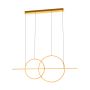 Zuma Line CHOLET MD7358-2A-3GT lampa wisząca 1x34W/LED 3000K IP20