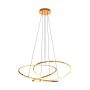 Zuma Line CHOLET MD7360-1A-3GT lampa wisząca 1x56W/LED 3000K IP20