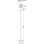 Zuma Line COLORE MD3350-1BL/CO lampa wisząca 1x6W/LED 134lm 3000k 