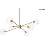 King Home AURA MSE1501100402 lampa sufitowa 6x25W/E14   