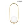 Kinghome Moosee Aurelia MSE010100302 lampa wisząca 1x40W/E14 IP20