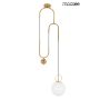 Kinghome Moosee Lift MSE010100310 lampa wisząca 1x40W/E27 IP20