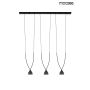 King Home MOOSEE ATLAS MSE010100280 lampa wisząca 1x10W/LED 3000K IP20