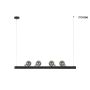 King Home MOOSEE LINEAL MSE010100270 lampa wisząca 4x48W/G4 3000K IP20