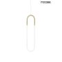 King Home MOOSEE PUZO S MSE010100254 lampa wisząca 1x6W/LED 3000K IP20