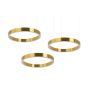 Kinghome Ring MSE0000404040 lampa wisząca 3x25W/LED 3000K IP20