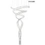 King Home WAVE CORDON MSE1501100194 lampa wisząca 115W/LED 9200lm 3000K 