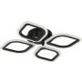Zuma Line ILLUMIA MS236040R-BK lampa sufitowa 4x30W/LED 2200lm 3000-6000k 