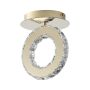 ZumaLine GIRONA MX3713-1-3GT lampa sufitowa 1x10W/LED 3000K IP20 1100lm