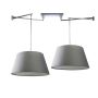 AZzardo NATALIA AZ1923+AZ2591 lampa wisząca 2x60W/E27