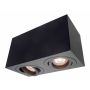Light Prestige Lyon LP-5881/2SM BK downlight natynkowy 2x50W/GU10 IP20