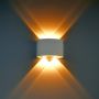 Italux Ortelo OWL-6650-2-WH-3K kinkiet 4x4W/LED 3000K IP54