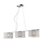 Italux QUARTZ P0173-03Y CH lampa wisząca 3x42W/G9 