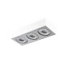 AZzardo PAULO 3 GM4301-12V WH-ALU oprawa natynkowa 3x12W/QR111 
