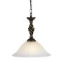 Elstead Lighting PEMBROKE PB/P BLK/GOLD lampa wisząca 1x100W/E27 