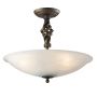 Elstead Lighting PEMBROKE PB/SF/A BLK/GOLD plafon sufitowy 3x60W/E27 