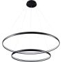 Zuma Line CARLO PL210503-800+1200-BK lampa wisząca 2x65W/LED 4000K IP20