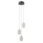 Italux Alani PND-34375-3-BK lampa wisząca 3x15W/LED 1170lm 3000K IP20