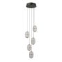 Italux Alani PND-34375-5-BK lampa wisząca 5x28W/LED 2184lm 3000K IP20