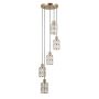 Italux Alma PND-40668-5-HBR lampa wisząca 5x40W/E27 IP20