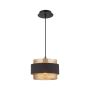 Italux Bans PND-27467-1-BK-GD lampa wisząca 1x40W/E27 IP20