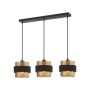 Italux Bans PND-27467-3-BK-GD lampa wisząca 3x40W/E27 IP20