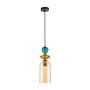 Italux Busco PND-30263-1C-BRO-AMB lampa wisząca 1x40W/E27 IP20