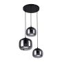 Italux Calto PND-67705-3-BK-SG lampa wisząca 3x40W/E27 IP20