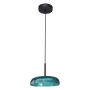 Italux Colle PND-48529-BK-BLU lampa wisząca 1x12W/LED 1500lm 3000K IP20