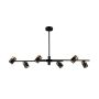 Italux Elice PND-58892-6-BK-BRO lampa sufitowa 6x35W/GU10 IP20